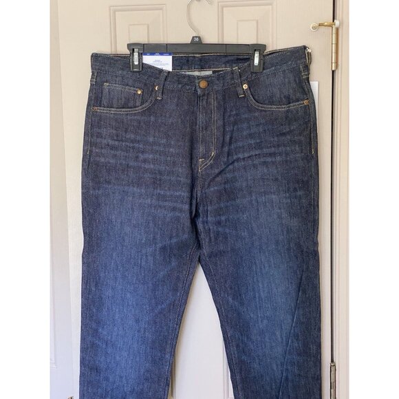 H&M Denim Jeans Men's 36x32 Dark Wash Tapered New with Tags India - Picture 3 of 16